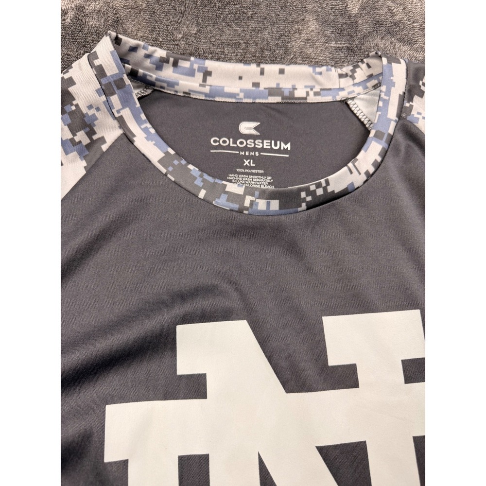 Colosseum Notre Dame Fighting Irish OHT Military Camo Long Sleeve Shirt Mens XL - Picture 3 of 9
